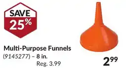 Princess Auto Multi-Purpose Funnels offer