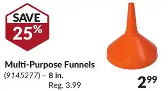 Princess Auto Multi-Purpose Funnels offer