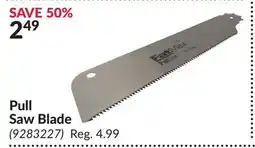 Princess Auto Pull Saw Blade offer