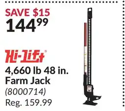 Princess Auto 48 in. Farm Jack offer