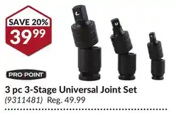 Princess Auto 3 pc 3-Stage Universal Joint Set offer