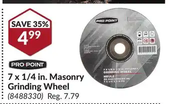 Princess Auto 7 x 1/4 in. Masonry Grinding Wheel offer