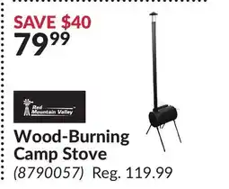 Princess Auto Wood-Burning Camp Stove offer