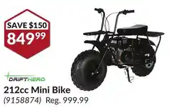Princess Auto 212cc Mini Bike offer