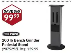 Princess Auto 200 lb Bench Grinder Pedestal Stand offer