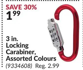 Princess Auto 3 in. Locking Carabiner offer