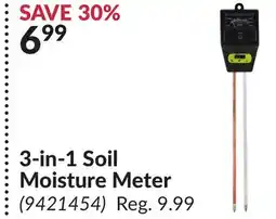 Princess Auto 3-in-1 Soil Moisture Meter offer