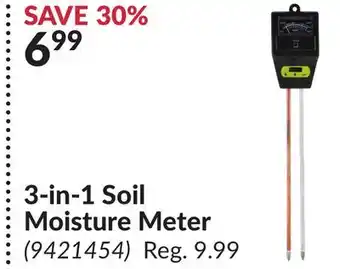 Princess Auto 3-in-1 Soil Moisture Meter offer