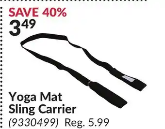 Princess Auto Yoga Mat Sling Carrier offer