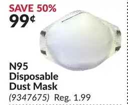 Princess Auto N95 Disposable Dust Mask offer
