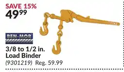 Princess Auto 3/8 to 1/2 in. Load Binder offer