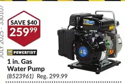 Princess Auto 1 in. Gas Water Pump offer