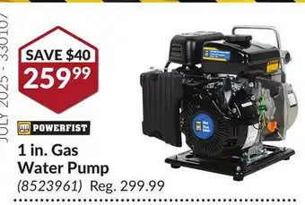 Princess Auto 1 in. Gas Water Pump offer