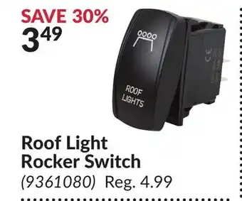 Princess Auto Roof Light Rocker Switch offer