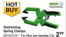 Princess Auto Ratcheting Spring Clamps offer