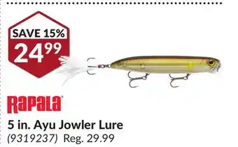 Princess Auto 5 in. Ayu Jowler Lure offer