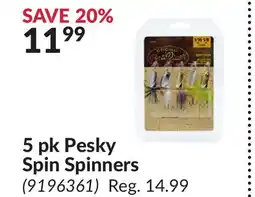 Princess Auto 5 pk Pesky Spin Spinners offer