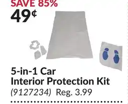 Princess Auto 5-in-1 Car Interior Protection Kit offer