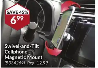 Princess Auto Swivel-and-Tilt Cellphone Magnetic Mount offer