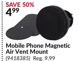Princess Auto Mobile Phone Magnetic Air Vent Mount offer