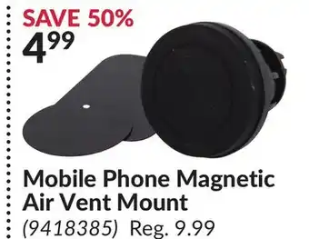 Princess Auto Mobile Phone Magnetic Air Vent Mount offer