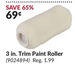 Princess Auto 3 in. Trim Paint Roller offer