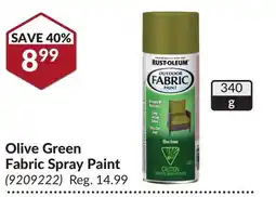 Princess Auto Fabric Spray Paint offer
