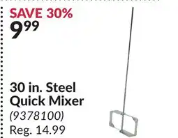 Princess Auto 30 in. Steel Quick Mixer offer