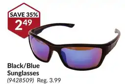 Princess Auto Black/Blue Sunglasses offer