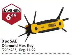 Princess Auto 8 pc SAE Diamond Hex Key offer