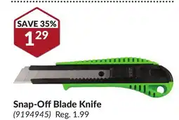Princess Auto Snap-Off Blade Knife offer
