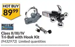 Princess Auto Class II/III/IV Tri-Ball with Hook Kit offer