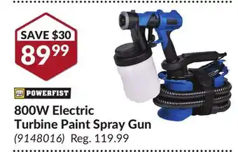 Princess Auto 800W Electric Turbine Paint Spray Gun offer