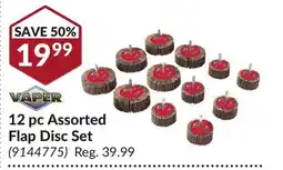 Princess Auto 12 pc Assorted Flap Disc Set offer