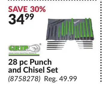 Princess Auto 28 pc Punch and Chisel Set offer