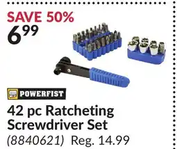 Princess Auto 42 pc Ratcheting Screwdriver Set offer