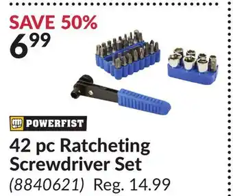 Princess Auto 42 pc Ratcheting Screwdriver Set offer