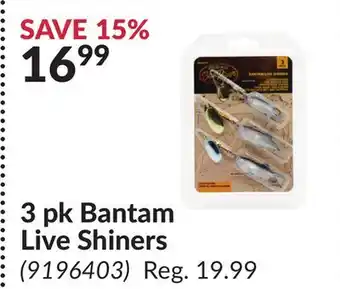 Princess Auto 3 pk Bantam Live Shiners offer