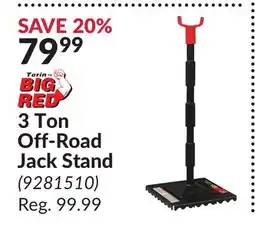 Princess Auto 3 Ton Off-Road Jack Stand offer