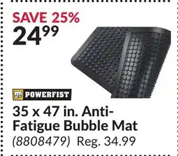 Princess Auto 35 x 47 in. Anti-Fatigue Bubble Mat offer