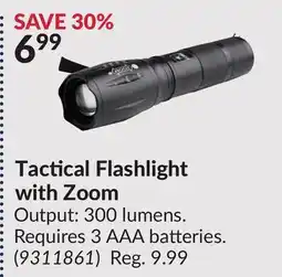 Princess Auto Tactical Flashlight with Zoom offer