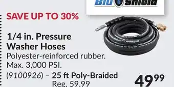 Princess Auto 1/4 in. Pressure Washer Hoses offer