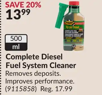 Princess Auto Complete Diesel Fuel System Cleaner offer