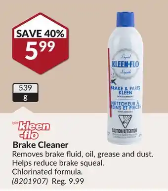 Princess Auto Brake Cleaner offer
