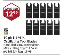 Princess Auto 10 pk 1-1/4 in. Oscillating Tool Blades offer