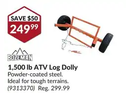 Princess Auto 1,500 lb ATV Log Dolly offer