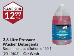 Princess Auto 3.8 Litre Pressure Washer Detergents offer