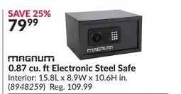 Princess Auto 0.87 cu. ftElectronic Steel Safe offer
