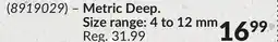 Princess Auto Metric Deep offer