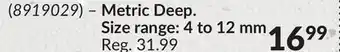 Princess Auto Metric Deep offer